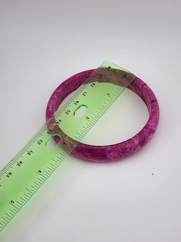 Brand New Pink Agate Bangle Bracelet