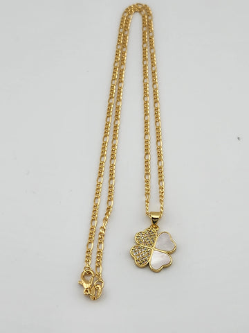 Brand New Four Heart Clover Neckclace