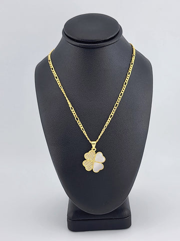 Brand New Four Heart Clover Neckclace