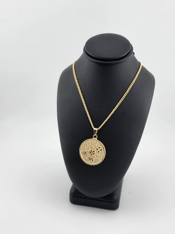 Brand New Brazilian 18k Gold Filled Lucky Charms Necklace