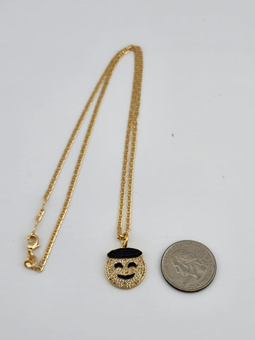 Brand New Happy Emoji Necklace