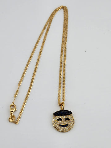 Brand New Happy Emoji Necklace