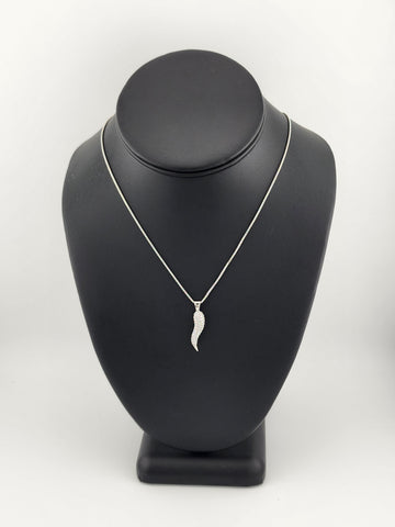 Brand New Sterling Silver 925 Coyote Tooth Necklace