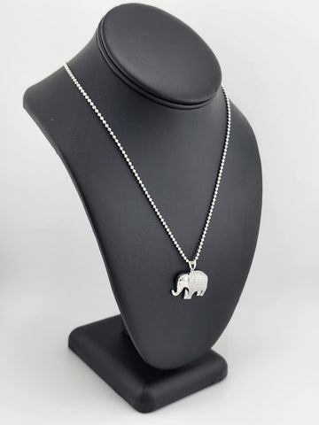 Brand New Sterling Silver 925 Elephant Necklace