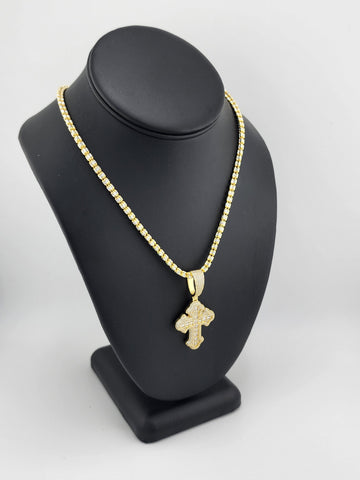 Brand New Sterling Silver 925 Cross Necklace