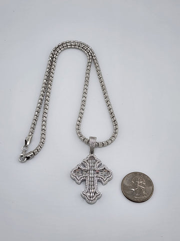 Brand New Sterling Silver 925 Cross Necklace