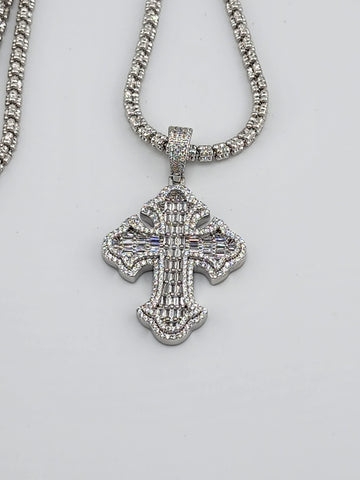 Brand New Sterling Silver 925 Cross Necklace