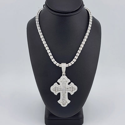 Brand New Sterling Silver 925 Cross Necklace