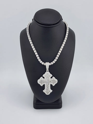 Brand New Sterling Silver 925 Cross Necklace