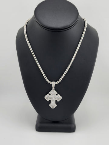 Brand New Sterling Silver 925 Cross Necklace