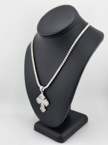 Brand New Sterling Silver 925 Cross Necklace