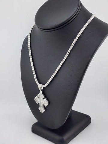 Brand New Sterling Silver 925 Cross Necklace