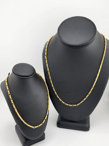 Brand New Brazilian 18k Gold Filled Elegant Necklace