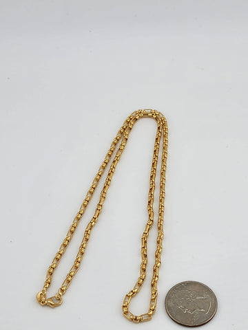 Brand New Brazilian 18k Gold Filled Elegant Necklace