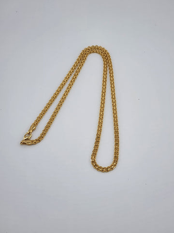 Brand New Brazilian 18k Gold Filled Fancy Design Necklace