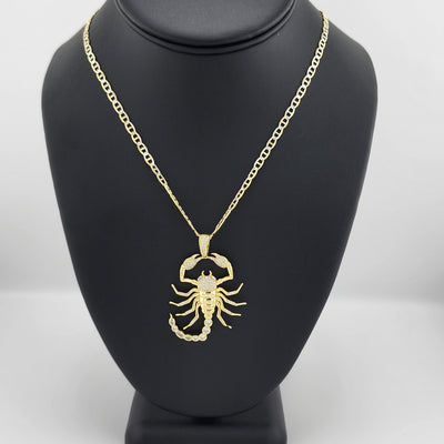 Brand New Sterling Silver 925 Scorpion Necklace