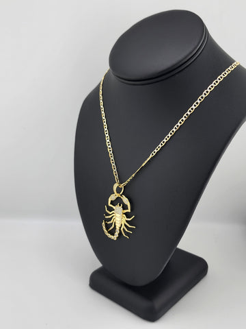 Brand New Sterling Silver 925 Scorpion Necklace