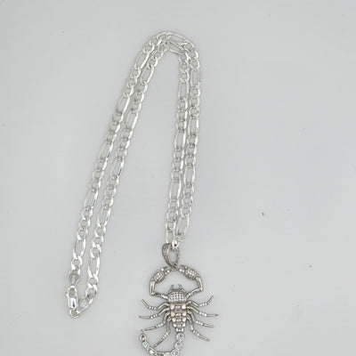 Brand New Sterling Silver 925 Scorpion Necklace