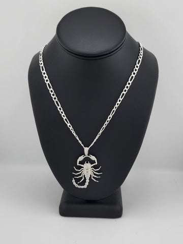 Brand New Sterling Silver 925 Scorpion Necklace