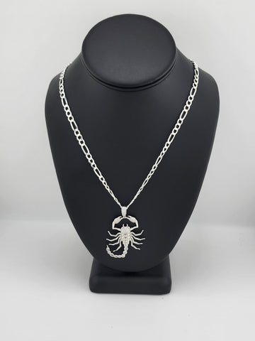 Brand New Sterling Silver 925 Scorpion Necklace