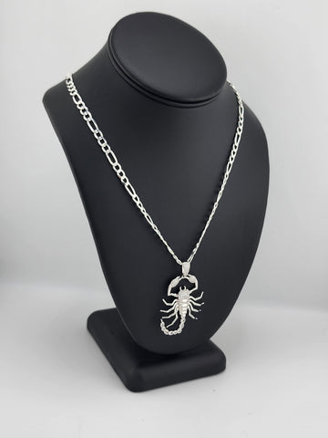 Brand New Sterling Silver 925 Scorpion Necklace