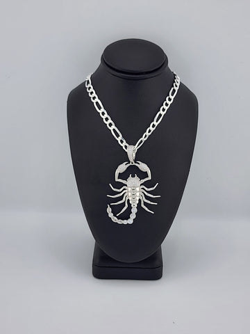 Brand New Sterling Silver 925 Scorpion Necklace