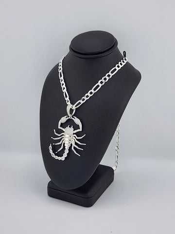 Brand New Sterling Silver 925 Scorpion Necklace