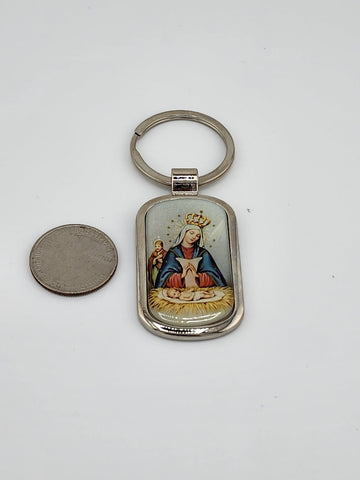 Brand New  Virgen Keychain