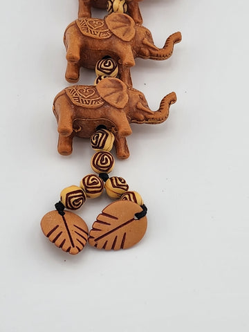 Brand New Three Elephants Keychain