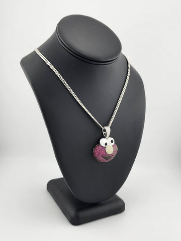 Brand New Sterling Silver 925 Elmo Necklace