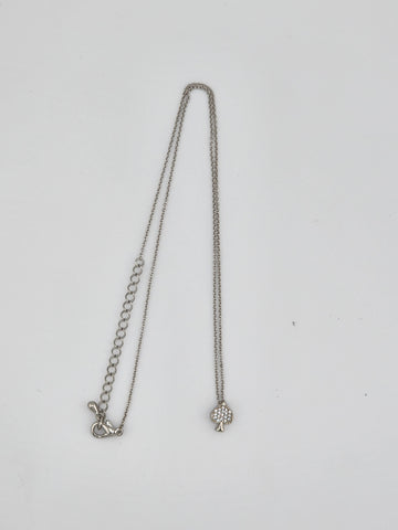 Brand New Sterling Silver 925 Spade Design Necklace