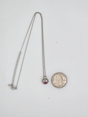 Brand New Sterling Silver 925 Lady Bug Necklace