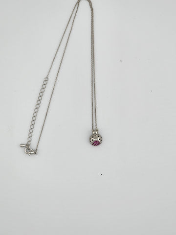 Brand New Sterling Silver 925 Lady Bug Necklace