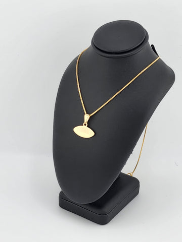 Brand New Brazilian 18k Gold Filled FootBall Necklace