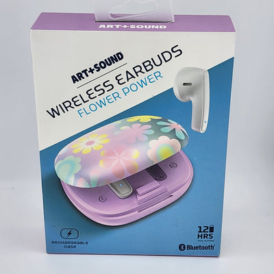 Brand New Wireless Earbuds Flower Power