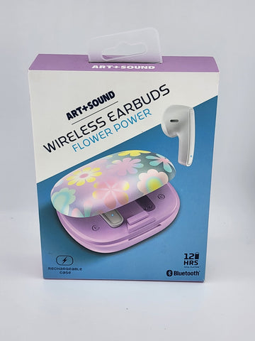 Brand New Wireless Earbuds Flower Power