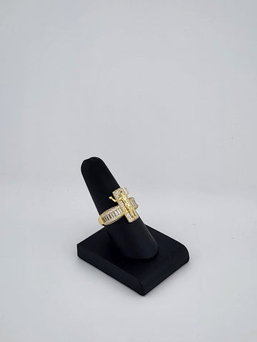 Brand New Sterling Silver 925 Jesus Cz Ring