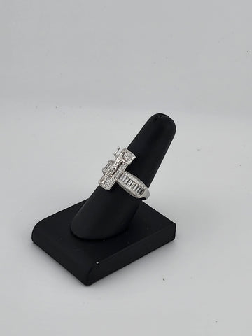 Brand New Sterling Silver 925 Jesus Cz Ring