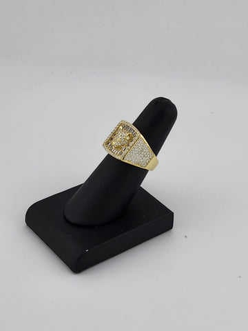 Brand New Sterling Silver 925 Leopard Face Cz Ring