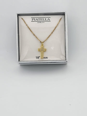 Brand New Cross cz Necklace