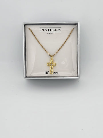 Brand New Cross cz Necklace