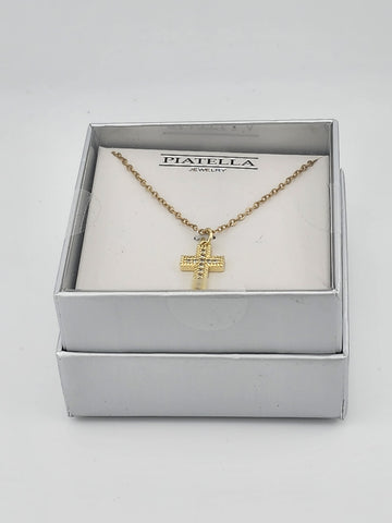 Brand New Cross cz Necklace