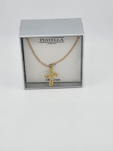 Brand New Cross Twist Necklace