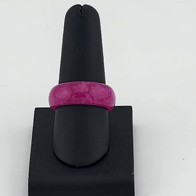 Brand new pink agate ring