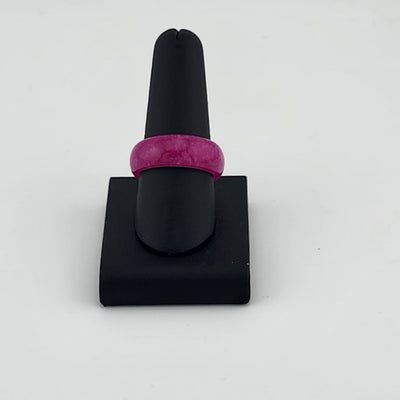 Brand new pink agate ring