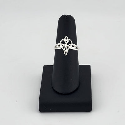 Enchanted Witch's Knot Ring – Solid 925 Silver | Pagan & Wiccan Gift
