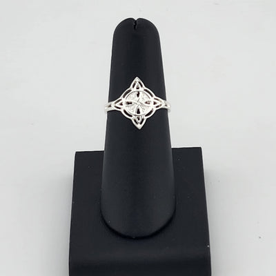 Sterling Silver 925 Witch's Knot Ring – Wiccan Protection Jewelry, Brand New