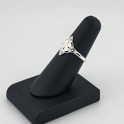 Sterling Silver 925 Witch's Knot Ring – Wiccan Protection Jewelry, Brand New