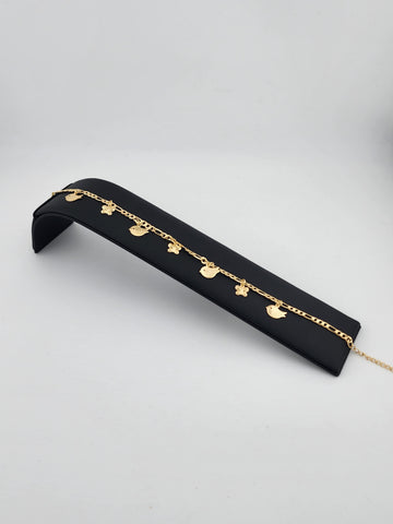 Flight of Grace – Dainty 18K Gold Filled Anklet with Bird & Butterfly Charms