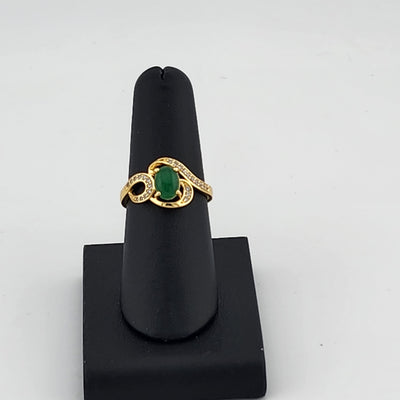 Elegant Oval Jade Ring – Timeless Sophistication in a Brand New Design